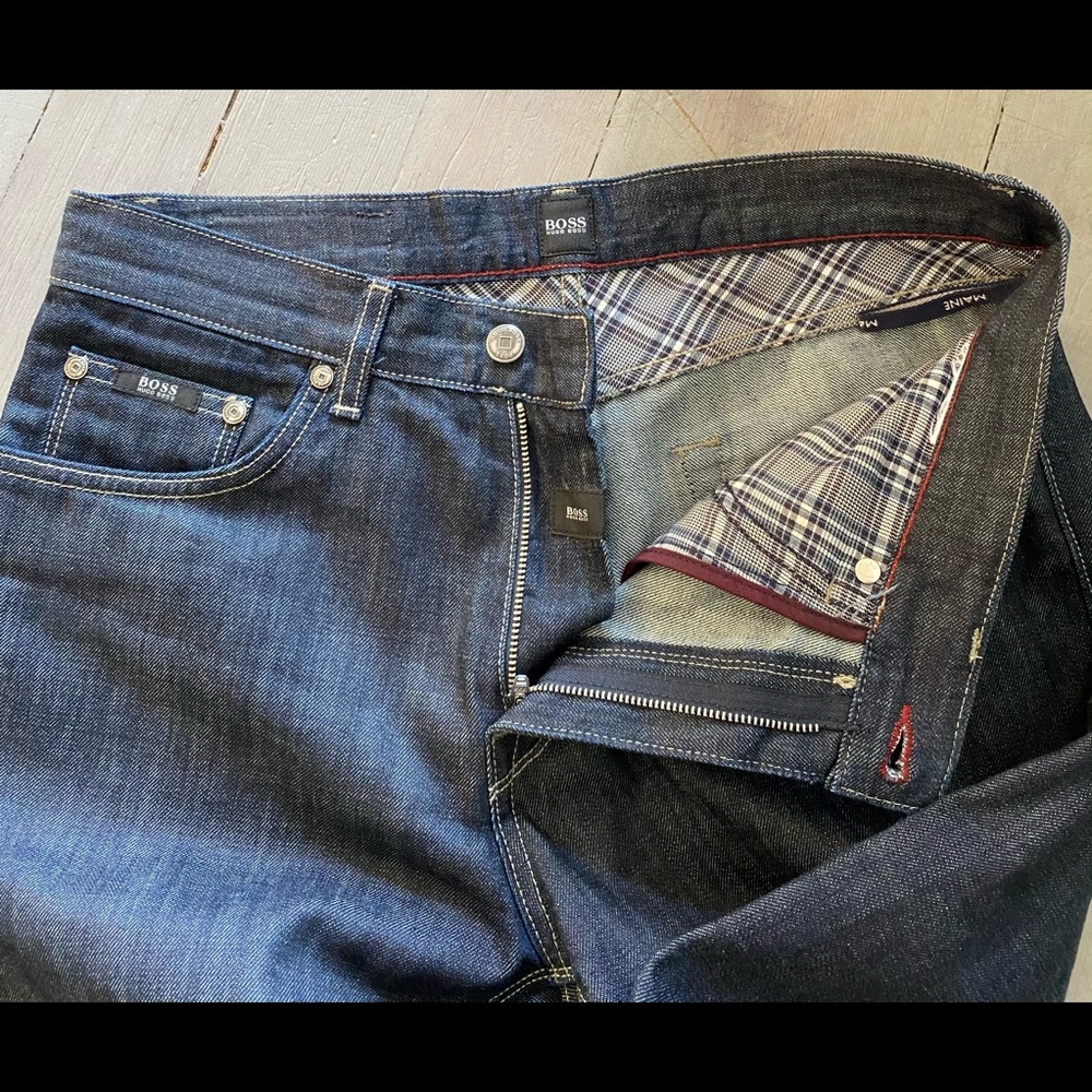 Hugo Boss Maine Zip-Fly Regular Fit Jeans